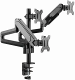 Gembird MA-DA3-01 Desk mounted adjustable mounting arm for 3 monitors (full-motion), 17”-27”, up to 7 kg