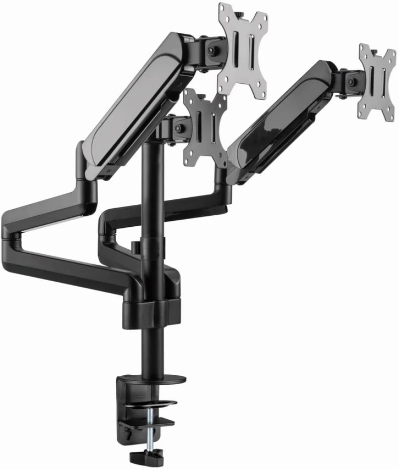 Gembird MA-DA3-01 Desk mounted adjustable mounting arm for 3 monitors (full-motion), 17”-27”, up to 7 kg