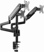 Gembird MA-DA3-01 Desk mounted adjustable mounting arm for 3 monitors (full-motion), 17”-27”, up to 7 kg