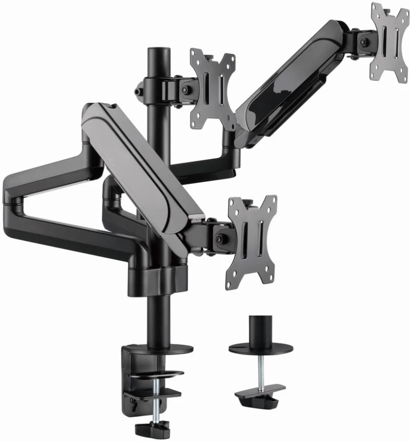 Gembird MA-DA3-01 Desk mounted adjustable mounting arm for 3 monitors (full-motion), 17”-27”, up to 7 kg
