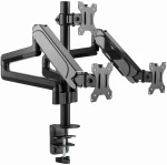 Gembird MA-DA3-01 Desk mounted adjustable mounting arm for 3 monitors (full-motion), 17”-27”, up to 7 kg