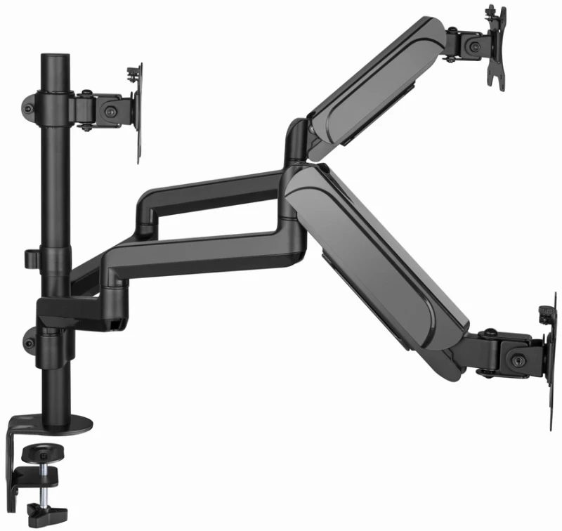 Gembird MA-DA3-01 Desk mounted adjustable mounting arm for 3 monitors (full-motion), 17”-27”, up to 7 kg