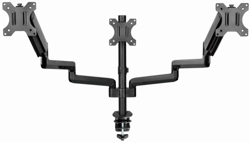 Gembird MA-DA3-01 Desk mounted adjustable mounting arm for 3 monitors (full-motion), 17”-27”, up to 7 kg