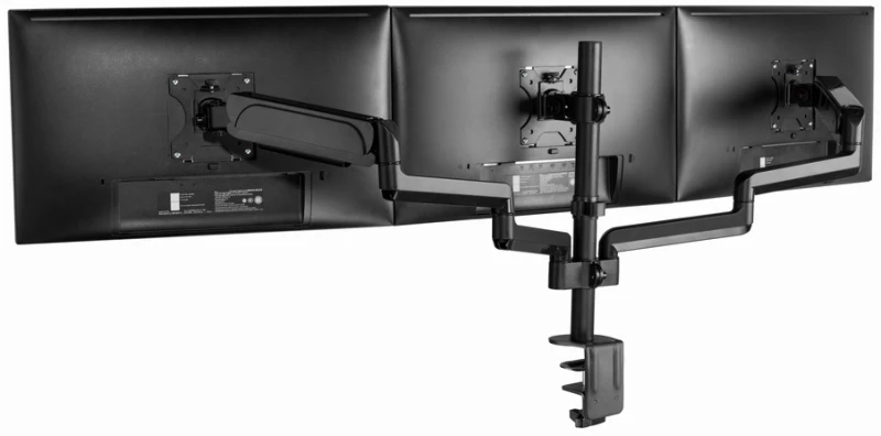 Gembird MA-DA3-01 Desk mounted adjustable mounting arm for 3 monitors (full-motion), 17”-27”, up to 7 kg