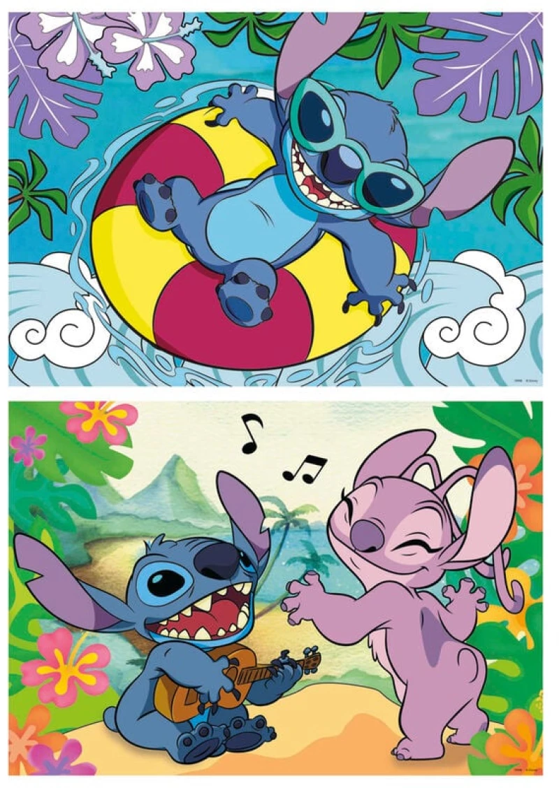Disney Stitch puzzle 2x100pcs