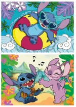 Disney Stitch puzzle 2x100pcs
