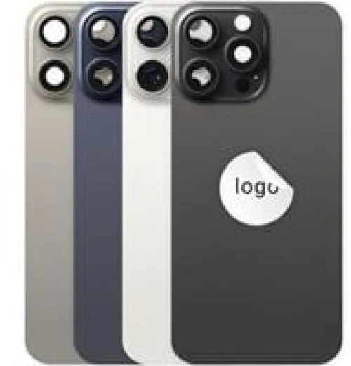 For iPhone/iPad (AP15PM0024WPG-B) Back Glass (Pulled B) - White, For iPhone 15 Pro Max