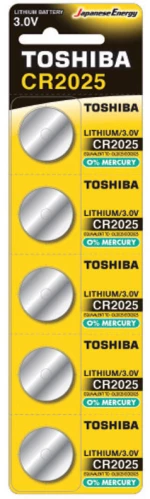 Toshiba CR2025 - BP-5 Μπαταρίες Λιθίου Ρολογιών 5τμχ