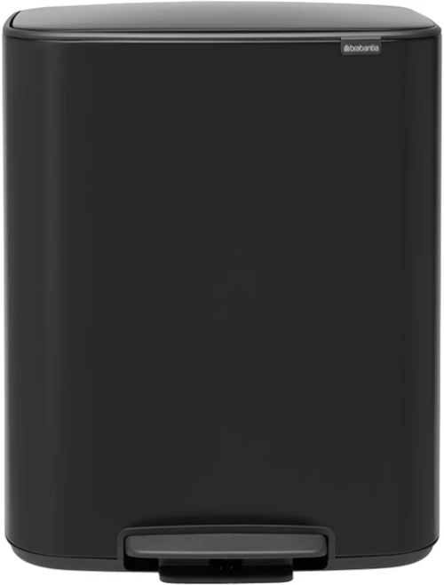 Brabantia 1003191 Κάδος απορριμμάτων Bo Pedal 2x30L, Matt Black