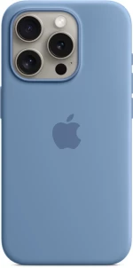 iPhone 15 Pro Silicone Case with MagSafe - Winter Blue