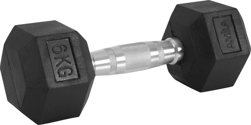 Amila Αλτήρας Εξάγωνος Rubber Cover Class A - 6 Kg (84537)
