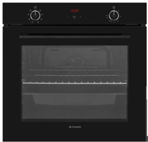 Pyramis PO782008SBL Φούρνος άνω Πάγκου 78lt χωρίς Εστίες Π59.5εκ. Μαύρος (034068401)