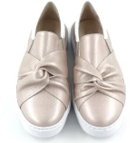 Loafers Γυναικεία σε δέρμα ροζ