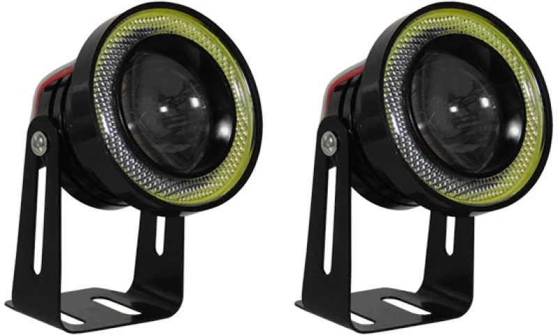 Σετ Προβολάκια Ομίχλης Angel Eyes 12 Volt 20 Watt Ψυχρό Λευκό 6000k GloboStar 55203