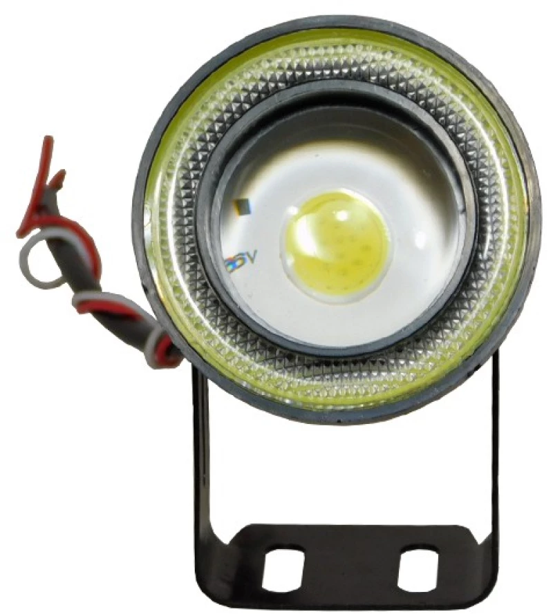 Σετ Προβολάκια Ομίχλης Angel Eyes 12 Volt 20 Watt Ψυχρό Λευκό 6000k GloboStar 55203