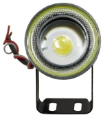 Σετ Προβολάκια Ομίχλης Angel Eyes 12 Volt 20 Watt Ψυχρό Λευκό 6000k GloboStar 55203