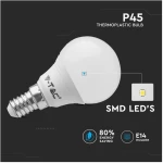 LED λάμπα E14 P45 SMD 3.7W φυσικό λευκό 4000K 214174