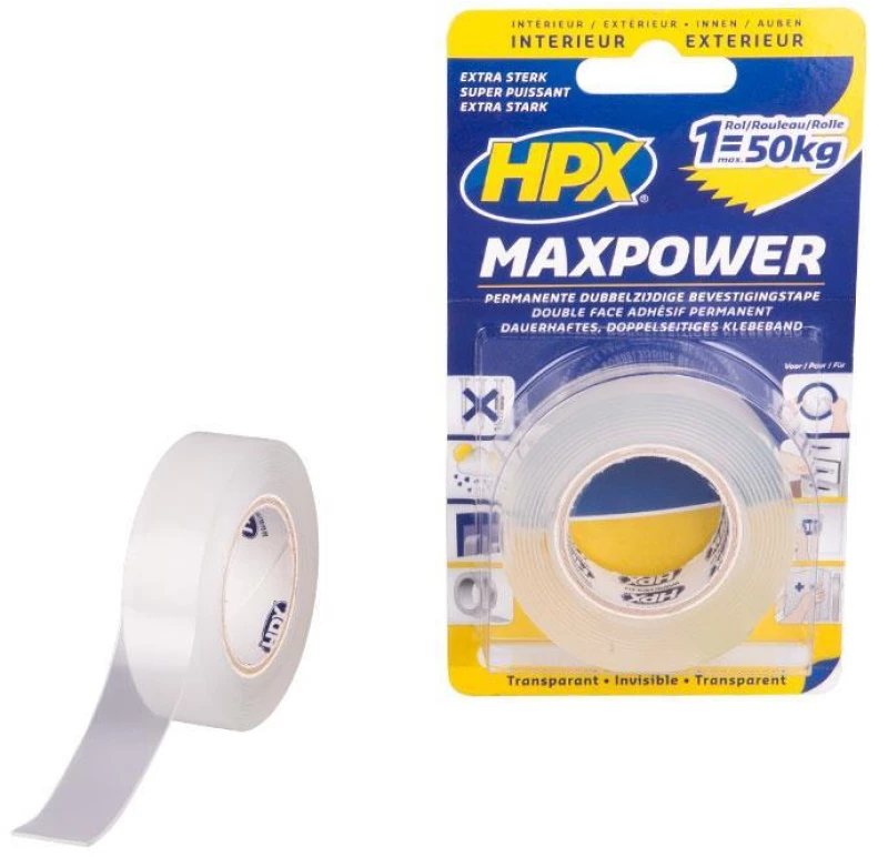 TAINIA ΔIΠΛHΣ OΨEΩΣ ΔIAΦANH MAX POWER 19MM X 2M / HT1902S
