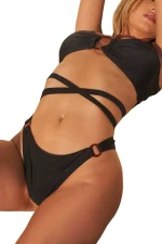 Gigi Bikinis -Μαγιό Σετ Μπικίνιι με Κρίκους 3883001 Μαύρο