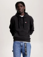 Tommy Hilfiger - Ανδρικό Φούτερ με Κουκούλα DM0DM16369-BDS Μαύρο