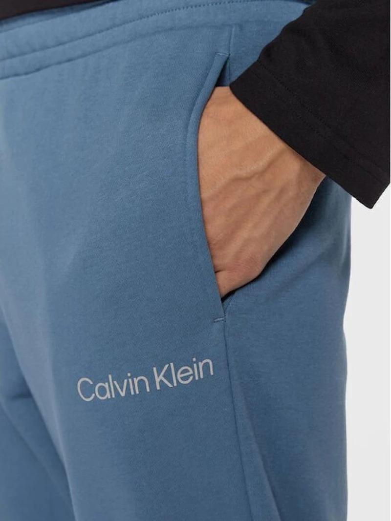 Calvin Klein - Παντελόνι Φόρμας με Λάστιχο 00GMS2P606-64N Γαλάζιο
