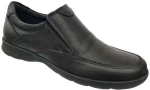 SOFTIES 6174 Μαύρα Ανδρικά μοκασίνια
