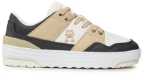 Tommy Hilfiger - Δερμάτινα Γυναικεία Sneakers Th Monogram Basket Sneaker Lo FW0FW07756-AES Μπεζ