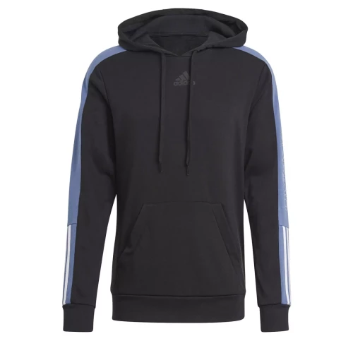 Adidas - Essentials Ανδρικό Φούτερ με Κουκούλα και Τσέπες GK9626 Μαύρο
