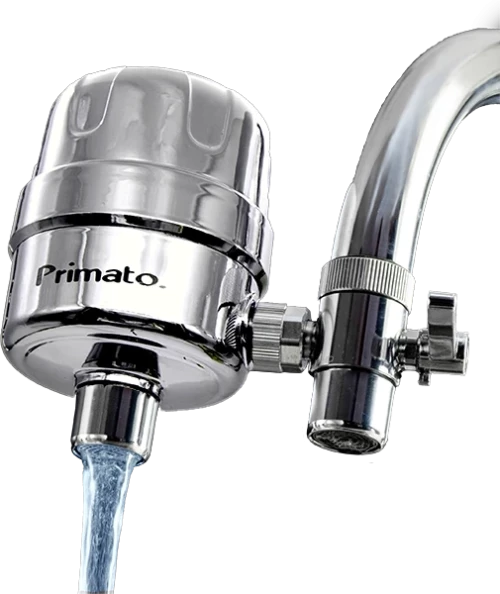 Φίλτρο νερού βρύσης με AquaMetix® 2μm με Ζεόλιθο και συμπαγή άνθρακα Primato USA-TF-MR