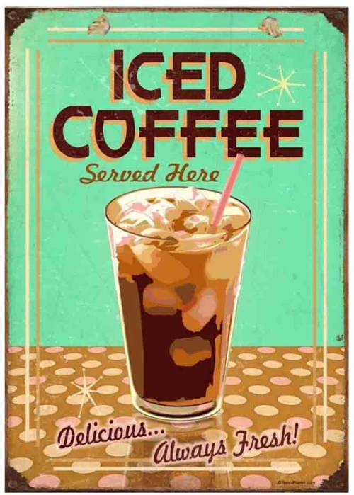Πίνακας χειροποίητος iced coffee
