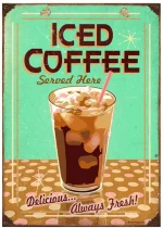 Πίνακας χειροποίητος iced coffee