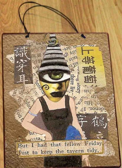 Pop art ξύλινος χειροποίητος πίνακας