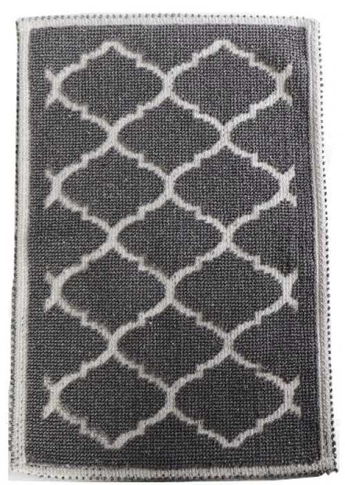 Pera γκρι βαμβακερό χαλί 50x80 εκ