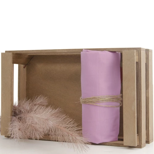 Madonna σεντόνι βαμβακερό μονόχρωμο με λάστιχο σε λιλά χρώμα 180x205 συν 32 εκ