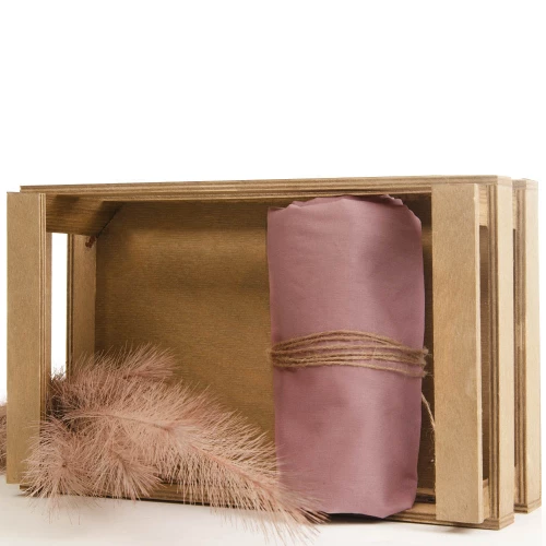 Madonna σεντόνι βαμβακερό μονόχρωμο με λάστιχο σε σάπιο μήλο χρώμα 180x205 συν 32 εκ