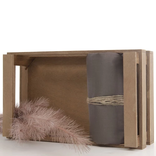 Madonna σετ πάπλωμα μονόχρωμο καφέ 160x240 εκ