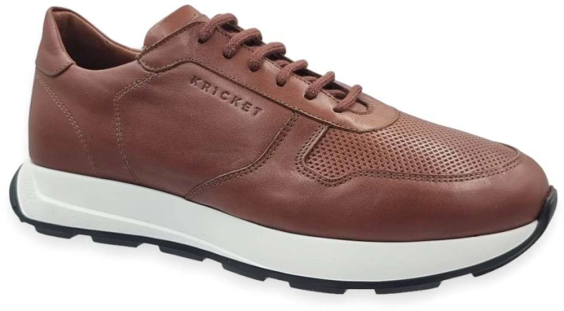 Kricket 3023 Κονιάκ Δερμάτινα Ανδρικά Παπούτσια