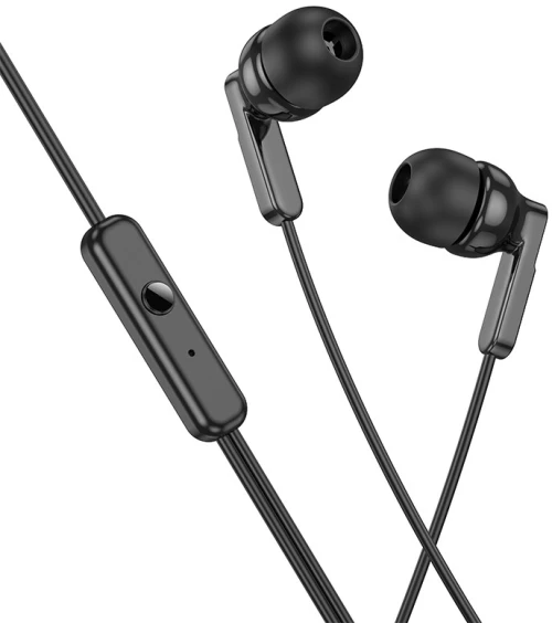 Hands Free Hoco M121 Bright Universal Earphones Hi-Fi Stereo 3.5mm Μαύρο 1.2m