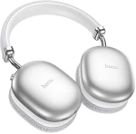 Wireless Ακουστικά Stereo Hoco W35 Max Joy V5.3 800mAh με υποδοχή Micro SD και AUX Ασημί
