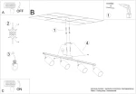 Φωτιστικό οροφής Lemmi 4,4xGU10/10w, Χρώμα άσπρο