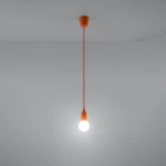 Κρεμαστό φωτιστικό Diego 1,PVC,1xE27/60w