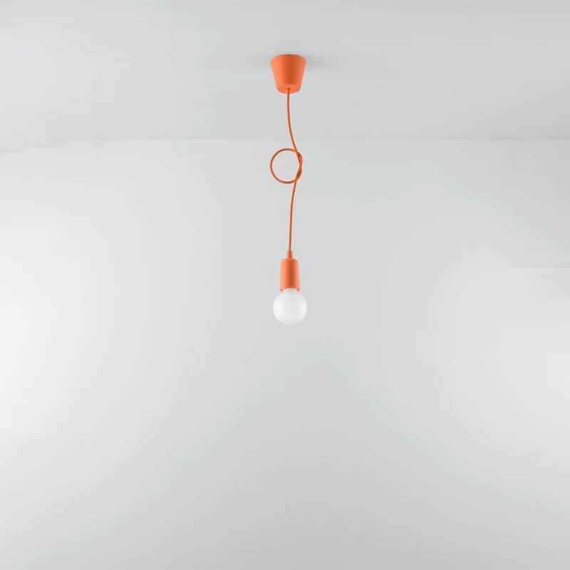 Κρεμαστό φωτιστικό Diego 1,PVC,1xE27/60w
