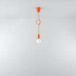 Κρεμαστό φωτιστικό Diego 1,PVC,1xE27/60w