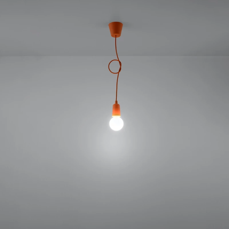 Κρεμαστό φωτιστικό Diego 1,PVC,1xE27/60w