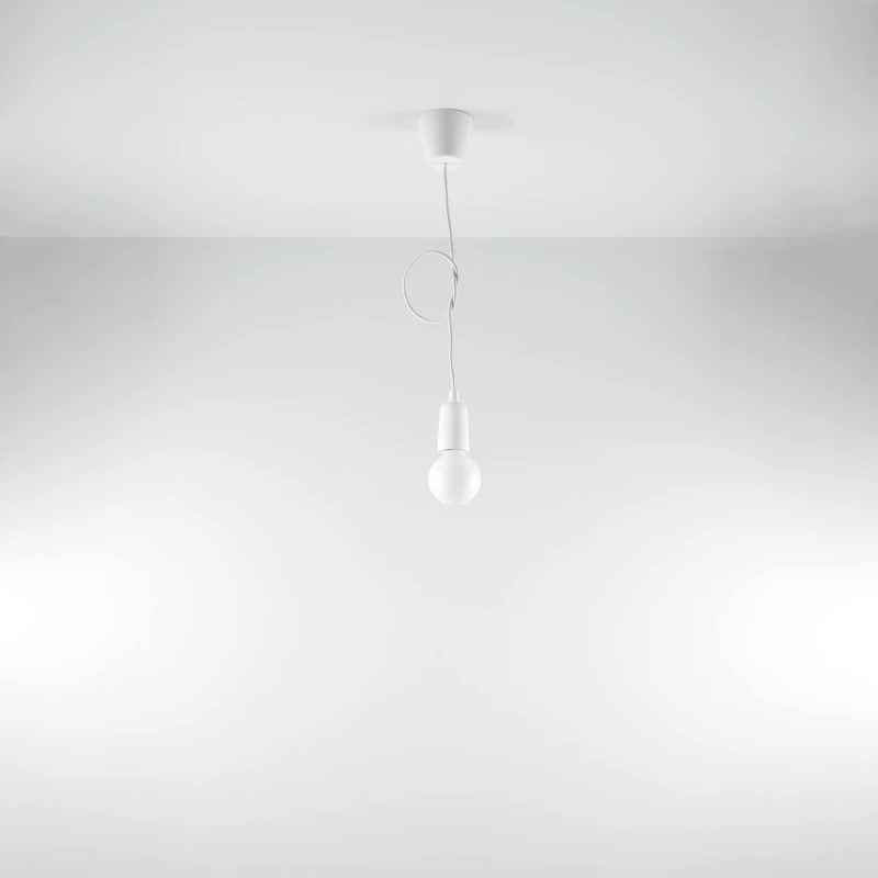 Κρεμαστό φωτιστικό Diego 1,PVC,1xE27/60w