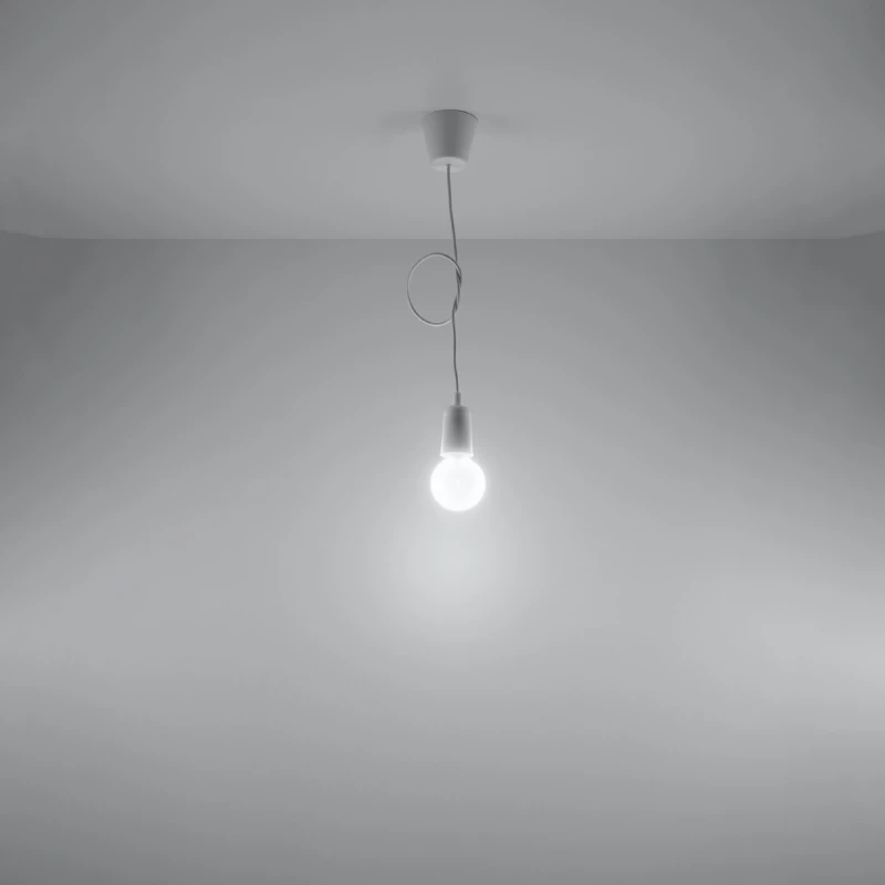 Κρεμαστό φωτιστικό Diego 1,PVC,1xE27/60w