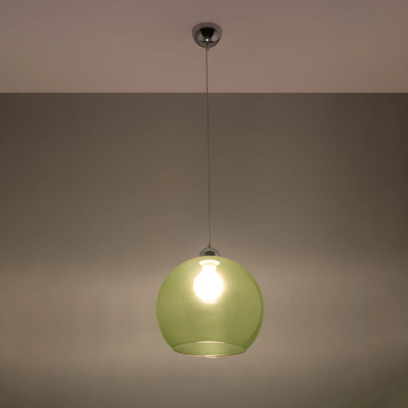 Κρεμαστό φωτιστικό Ball 1,πράσινο,1xE27/60w