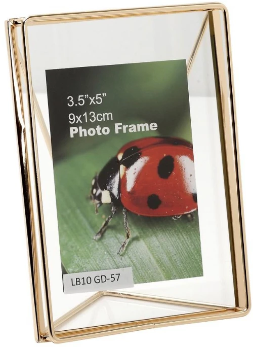 Classic κορνίζα μεταλλική σε χρυσή απόχρωση για φωτογραφία 10x15 εκ