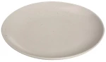 Terra Matt Cream λευκό ματ πιάτο ρηχό σετ έξι τεμάχια 30x2.5 εκ