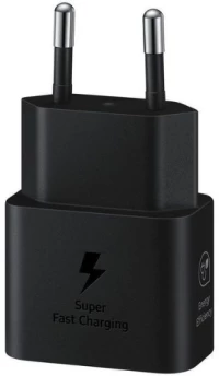 Samsung Φορτιστής USB-C 25W Travel Charger Black EP-T2510NBEGEU